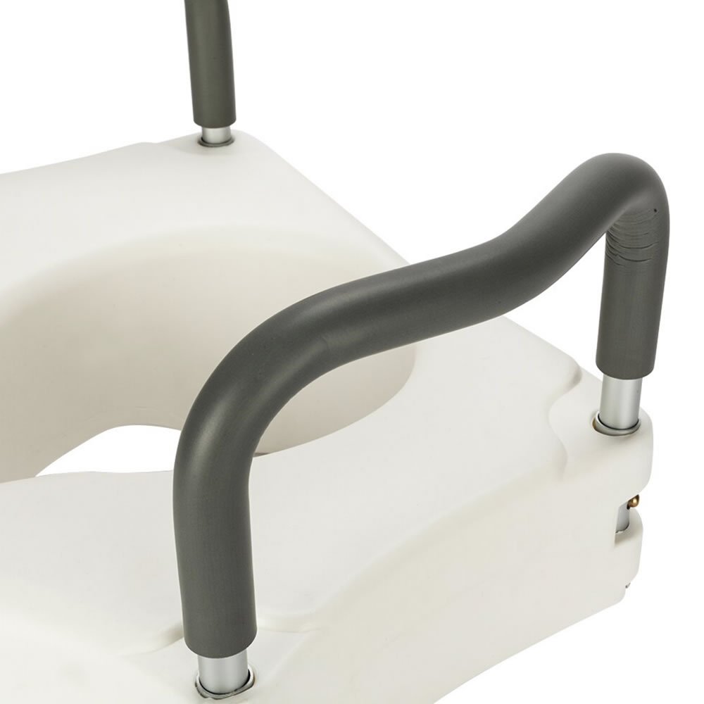 Raised Toilet Seat with Handles: image 6