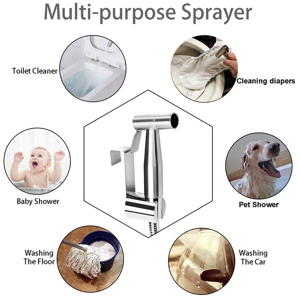 Hand Held Bidet Sprayer - 1 kit: image 4